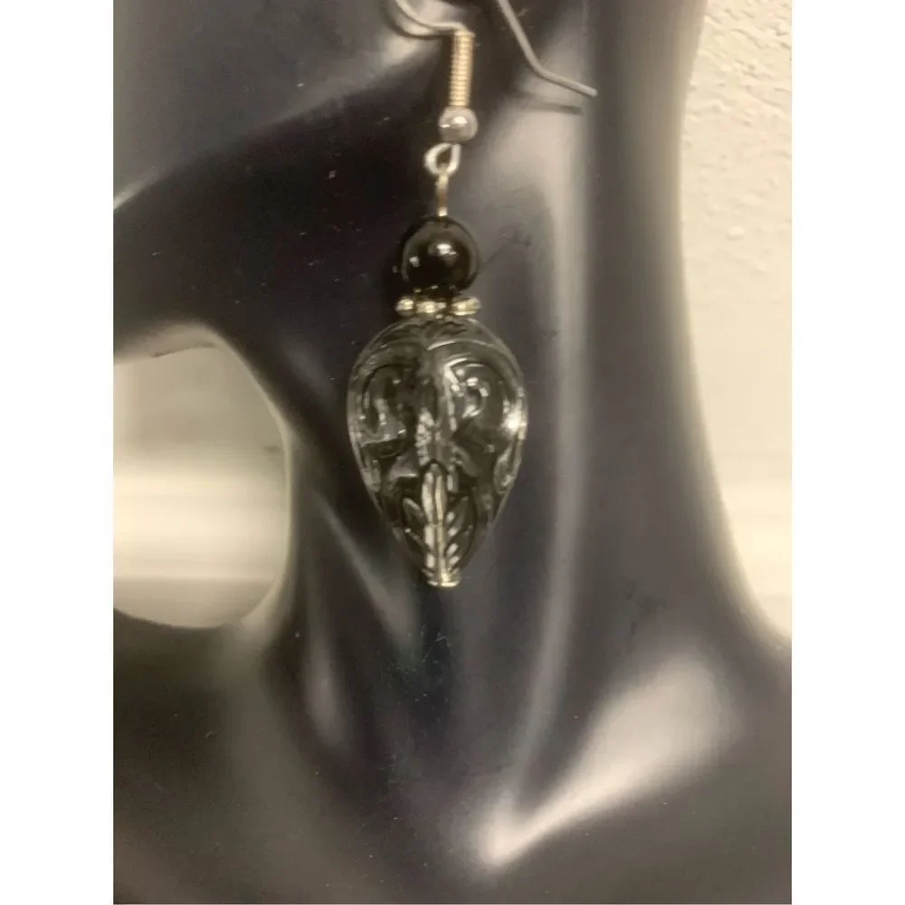 Beaded Statement Earrings